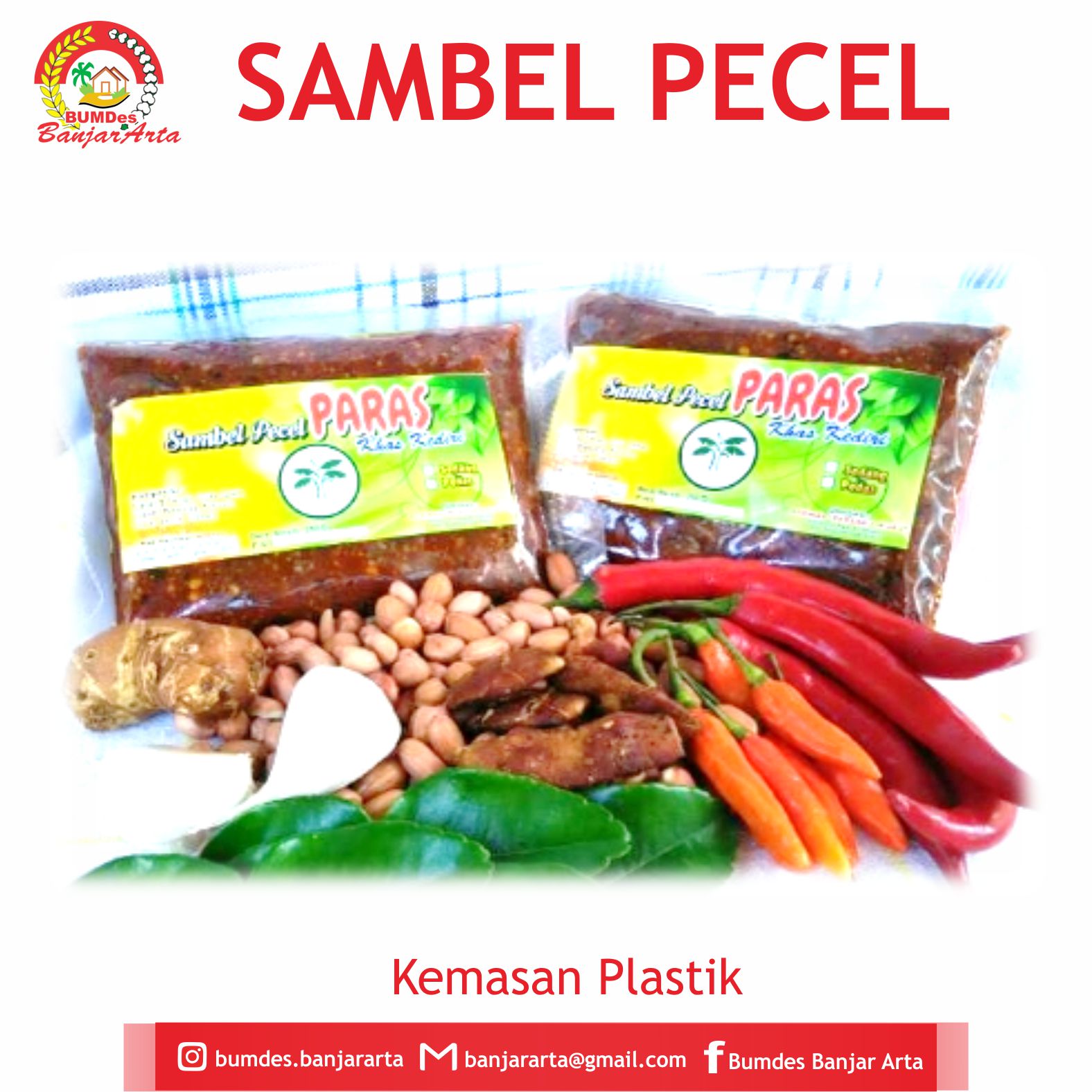 SAMBEL PECEL PARAS (Kemasan Plastik)